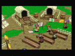 Searching towns for clues and items is an integral part of the gameplay